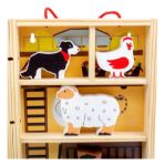 Imagen de Juego de granja en madera completo y portable Bigjigs