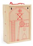 Imagen de Juego de granja en madera completo y portable Bigjigs