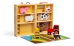 Imagen de Juego de granja en madera completo y portable Bigjigs