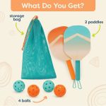 Imagen de Raquetas pickleball con pelotas Btoys