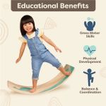 Imagen de Tabla equilibrio Montessori con almohada