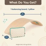 Imagen de Tabla equilibrio Montessori con almohada