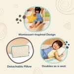Imagen de Tabla equilibrio Montessori con almohada