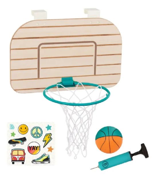 Imagen de Aro de basquet con pelota para colgar