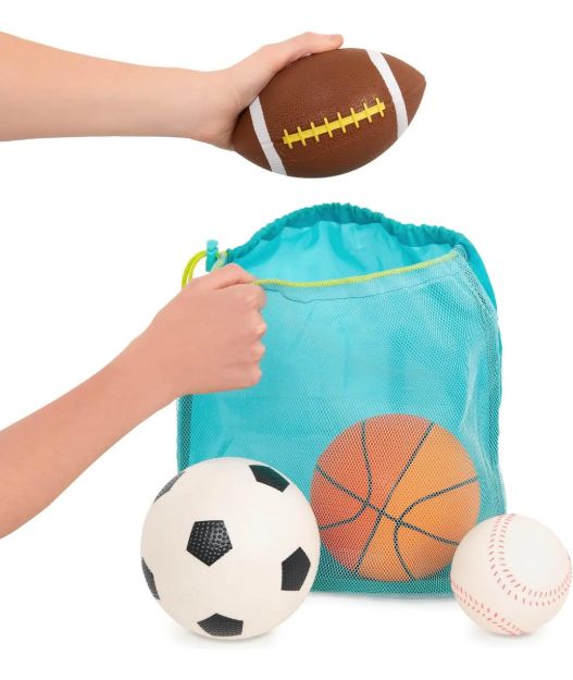 Imagen de Set de 4 mini pelotas deportivas 5 pcs