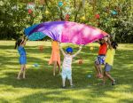Imagen de Juego Paracaídas multicolor con pelotas