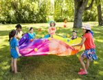 Imagen de Juego Paracaídas multicolor con pelotas