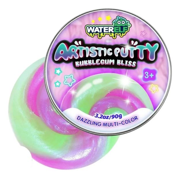 Imagen de Slime Artistico Putty Multicolores Water Elf Sensorial Solid - Bubblegum Bliss