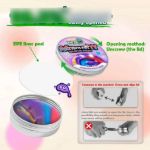 Imagen de Slime Artistico Putty Multicolores Water Elf Sensorial Solid - Galactic Prism