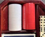 Imagen de Set De Poker en madera 100 fichas