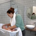 Imagen de Toalla grande de baño con mordillo  Doomoo- blanco