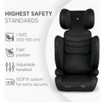 Imagen de Booster Con Respaldo Isofix 15 A 36 Kg Kikkaboo Negro I Stand