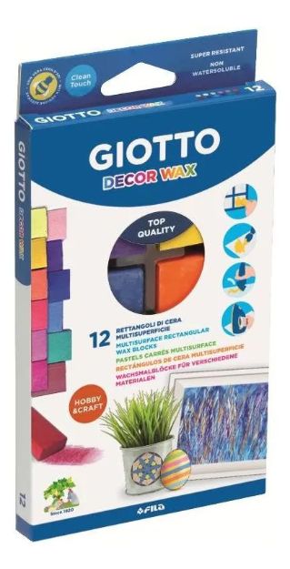 Imagen de Cera de abeja 12 unidades Giotto