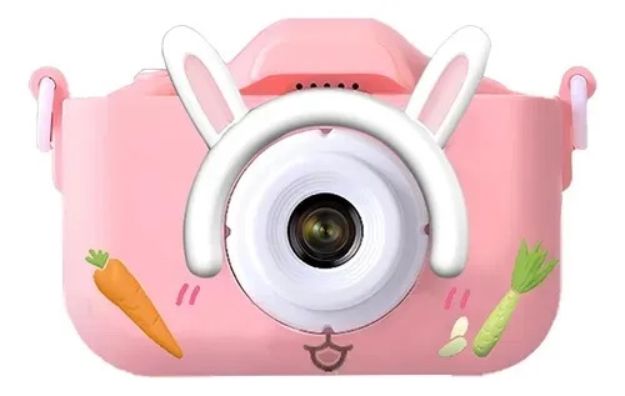 Imagen de Mini Cámara Digital Para Niños 6 Años+ Pantalla 2 Pulgadas-Rosa