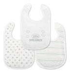 Imagen de Pack x 3 baberos tela algodón con velcro Lorelli Bebes Little Dreamer