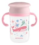 Imagen de Vaso de entrenamiento Kikkaboo 360º, 300 Ml - Rosa Claro Pink