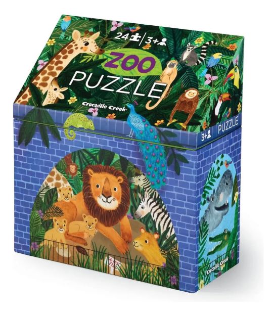 Imagen de Puzzle Zoológico 24 Piezas Cocodile Creek