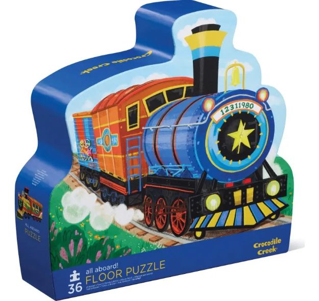 Imagen de Puzzle Tren 36 piezas Cocodile Creek