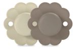 Imagen de Chupetes x 2 fisiológico de silicona 6-18m crema,  Suavinex