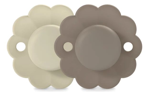 Imagen de Chupetes x 2 fisiológico de silicona 6-18m crema,  Suavinex