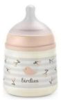 Imagen de Mamadera tetina fisiológica anticólico 150ml 0m+ Suavinex coral claro Birdies