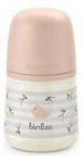 Imagen de Mamadera tetina fisiológica anticólico 150ml 0m+ Suavinex coral claro Birdies