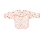 Imagen de Babero Manga Larga Impermeable Con Bolsillo arty pink Kikkaboo A Partir De 4 Meses