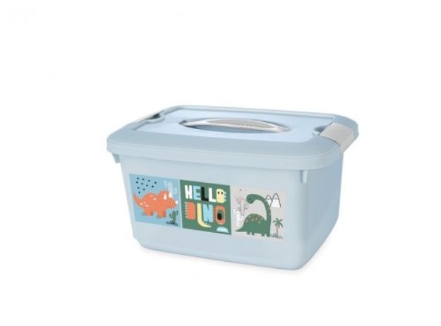 Imagen de Organizador 5.2 lt Dino celeste