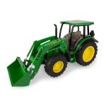 Imagen de Tractor John Deere 5125R a escala 1:16 con cargador