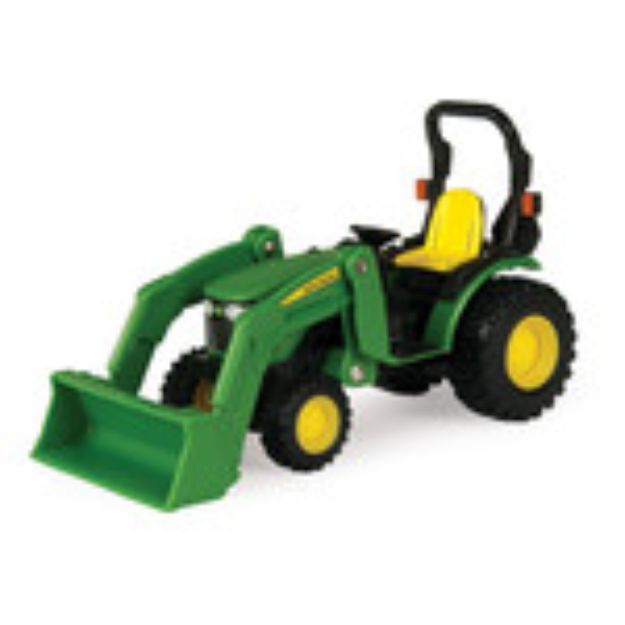 Imagen de John Deere Mini Tractor con pala cargadora frontal (modelo basado en la serie compacta como el 2038R)