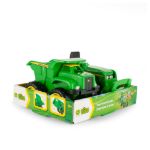 Imagen de Tractor excavador y camión volquete John Deere