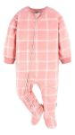 Imagen de Pijamas con pie polar Gerber cuadros Rosa