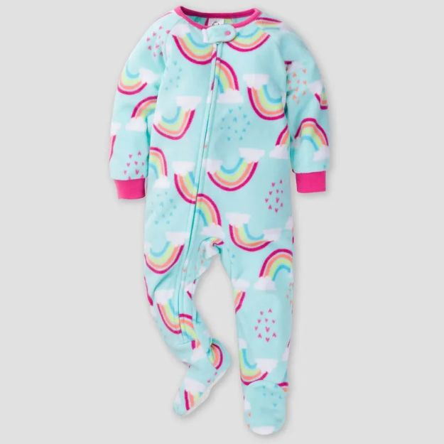 Imagen de Pijamas con pie polar Gerber Rainbow