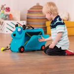 Imagen de Valija Maleta Viajes Y Buggy Con Luz Y Sonidos Niños 2 Años+ - azul- perro woofer
