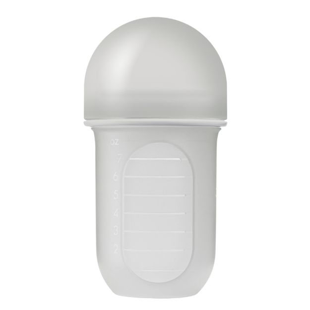Imagen de Mamadera anticólico Boon, con bolsa y tetina de silicona 8oz (236 Ml)