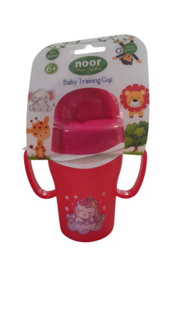 Imagen de Vaso con asa Fucsia 7oz entrenamiento noor