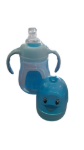 Imagen de Mamadera con Asa 10oz Azul 3 etapas