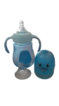 Imagen de Mamadera con Asa 10oz Azul 3 etapas