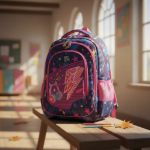 Imagen de Mochilas Infantil Grande Escolar Bolsillos Tamaño 46x30x15cm - Azul - Auricular