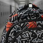 Imagen de Mochilas Infantil Grande Escolar Bolsillos Tamaño 46x30x15cm - Naranja oscuro - BALONCESTO