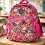 Imagen de Mochilas Infantil Grande Escolar Bolsillos Tamaño 46x30x15cm - Rosa - munes