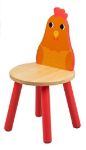 Imagen de Sillas de madera infantil gallina