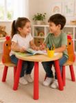 Imagen de Sillas de madera infantil gallina