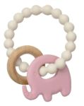 Imagen de Mordillo silicona Bambu Elefante Buba rosa