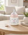 Imagen de Mamadera tetina fisiológica anticólico 150ml 0m+ Suavinex coral claro Birdies