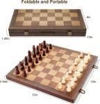 Imagen de Tablero magnético de Ajedrez en madera