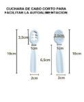 Imagen de Kit Cucharas Silicona Entrenamiento Blw Bebes 6 Meses+ Buba