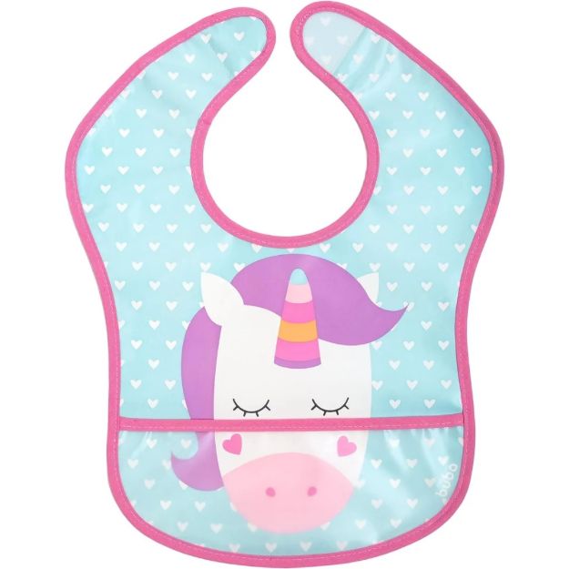 Imagen de Baberos con bolsillo impermeable Buba- Unicornio