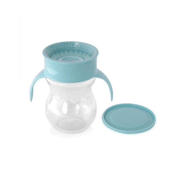 Imagen de Vaso con asas 360 grados Lorelli bebes 12m+-Celeste