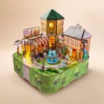 Imagen de Juego de Construcción Puzzle en 3D Plaza del Pueblo 158 pcs